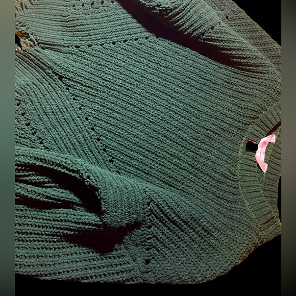 NOBO chunky Knit green sweater - Picture 5 of 7